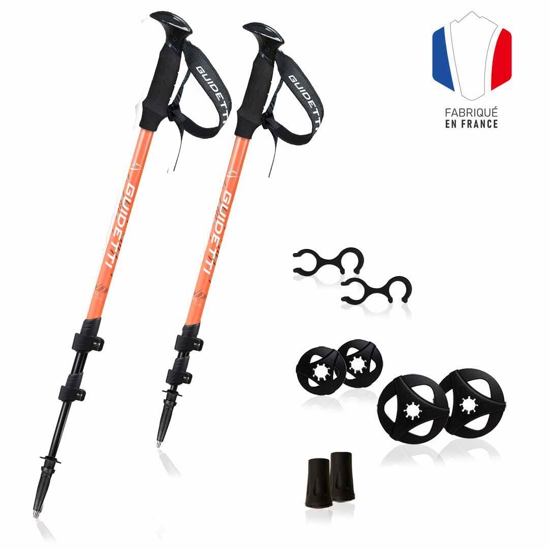 Golden Bird Bâtons De Randonnée 12-en-1 Multifonctions - Survie Trekking Léger