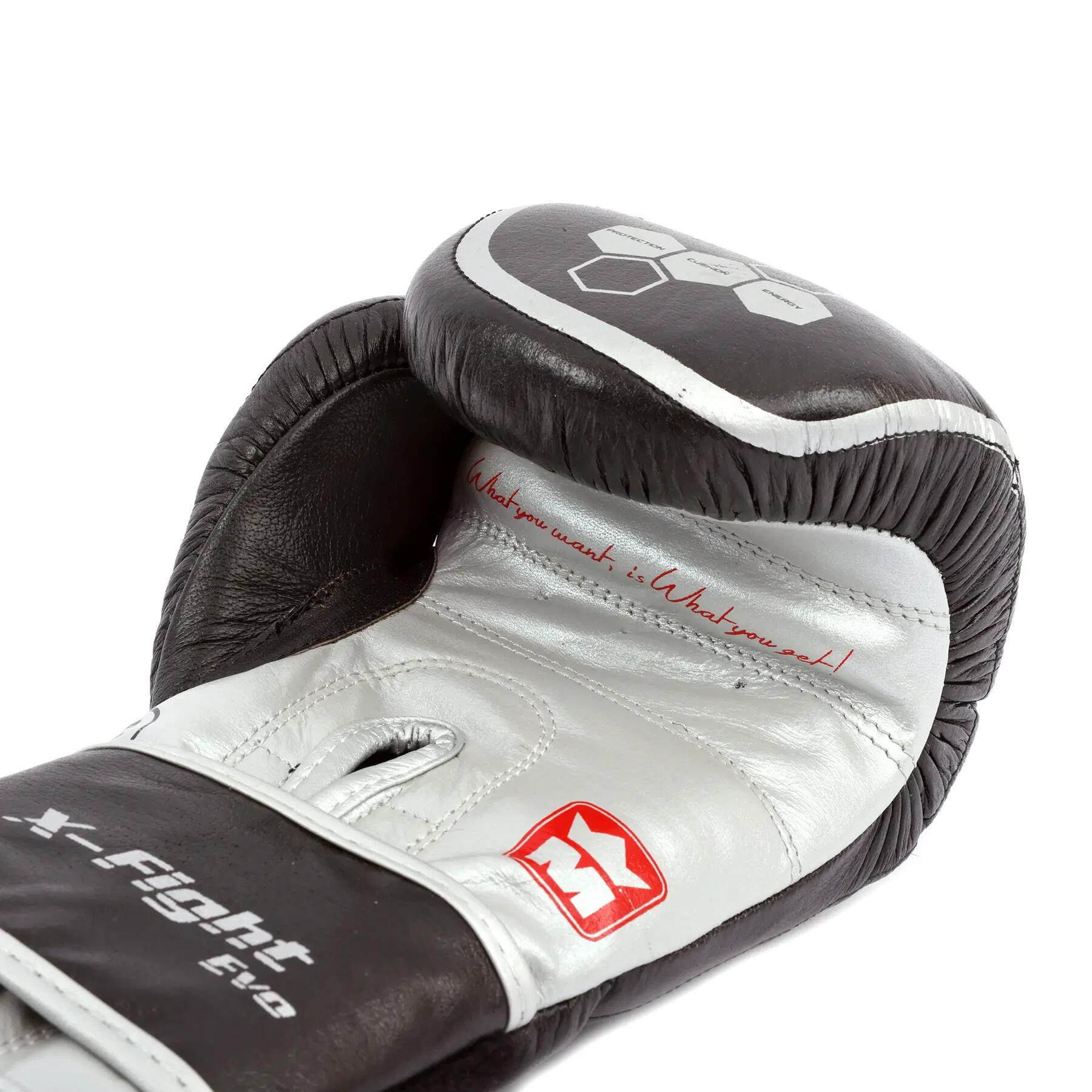 Gants de boxe cuir Montana X FIGHT evo blackforce 5/7