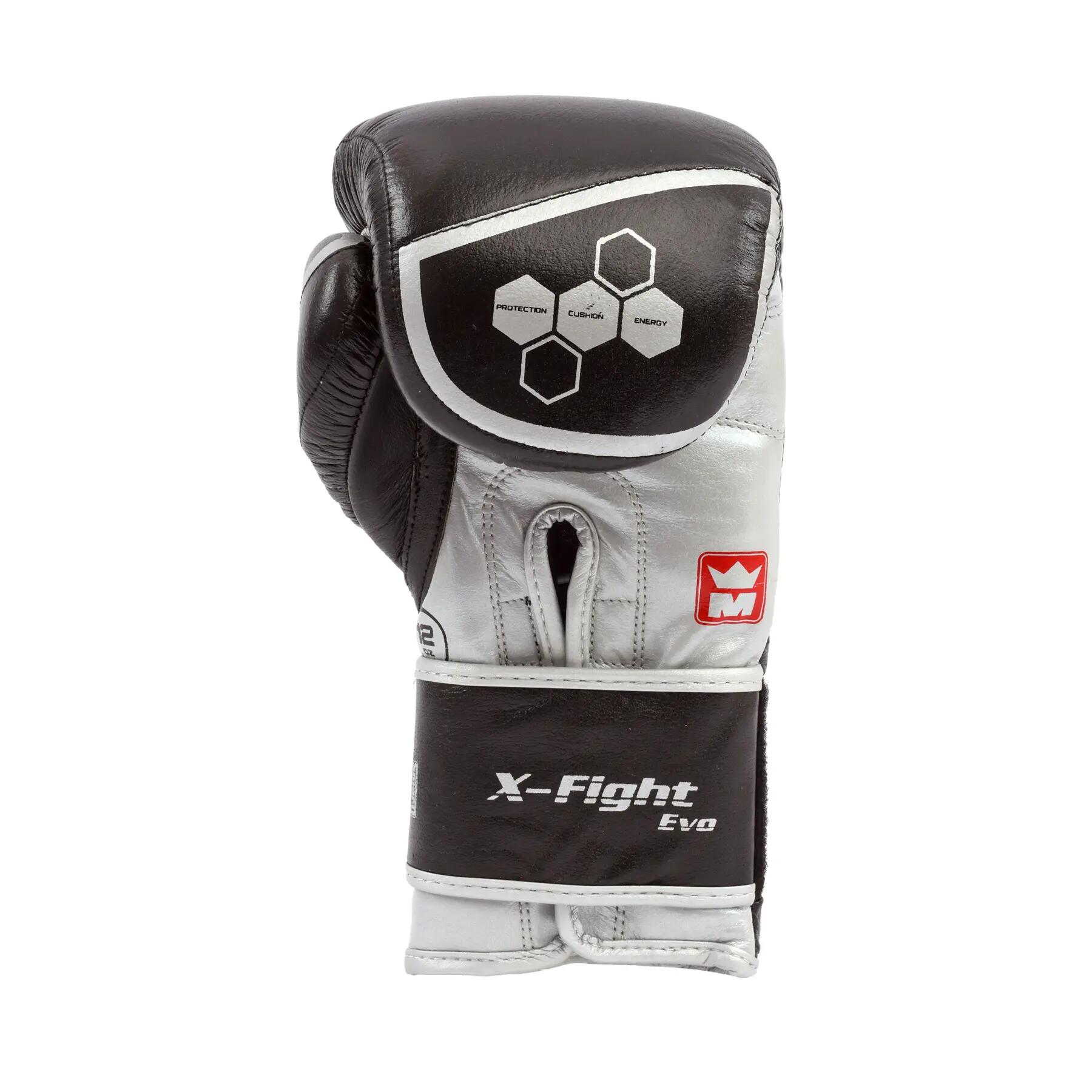 Gants de boxe cuir Montana X FIGHT evo blackforce 4/7
