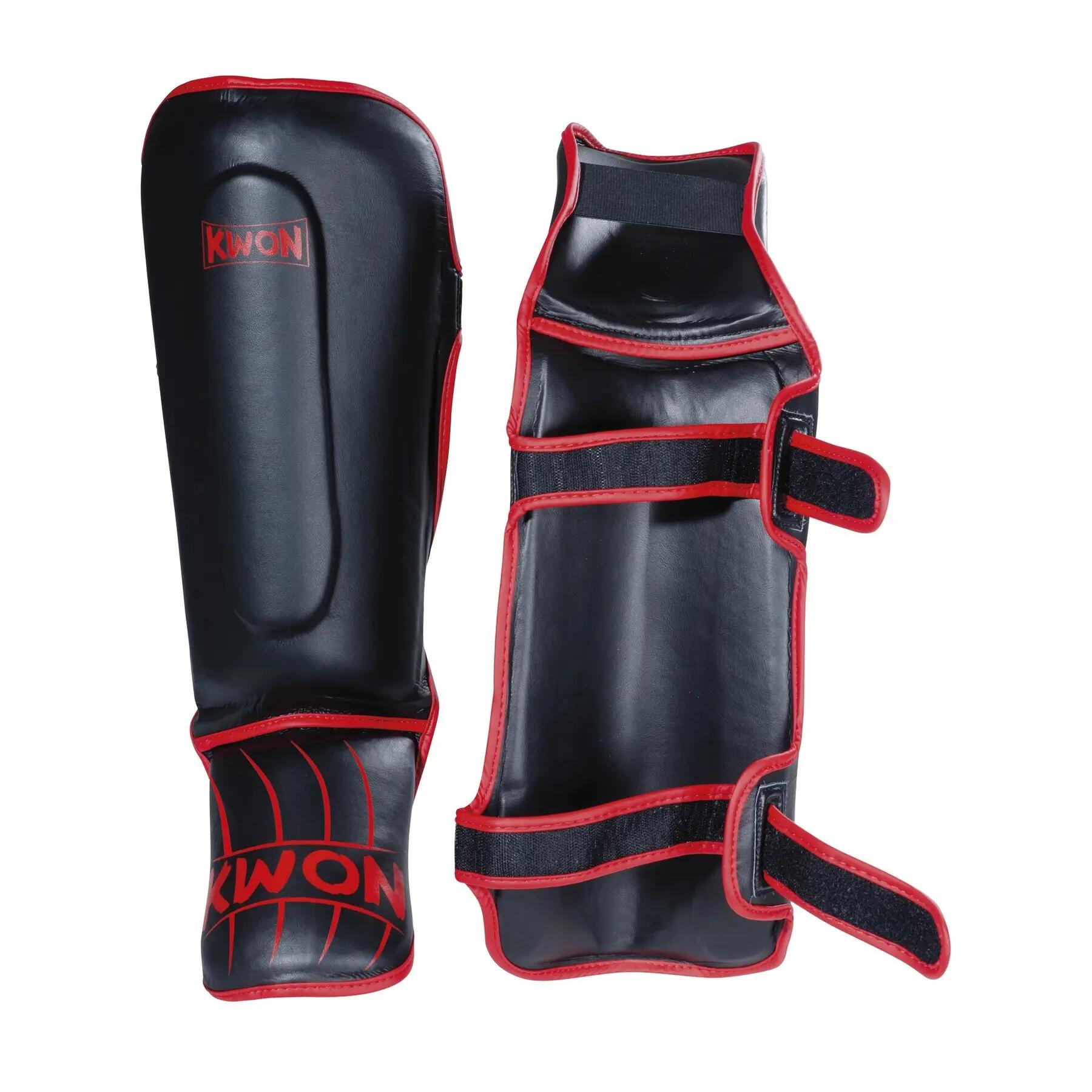 Protège-tibias boxe Thaï Kwon Scratch 2/3