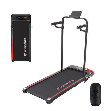 Tapis de Course CITYSPORTS Noir Inclinable 1-6km/h