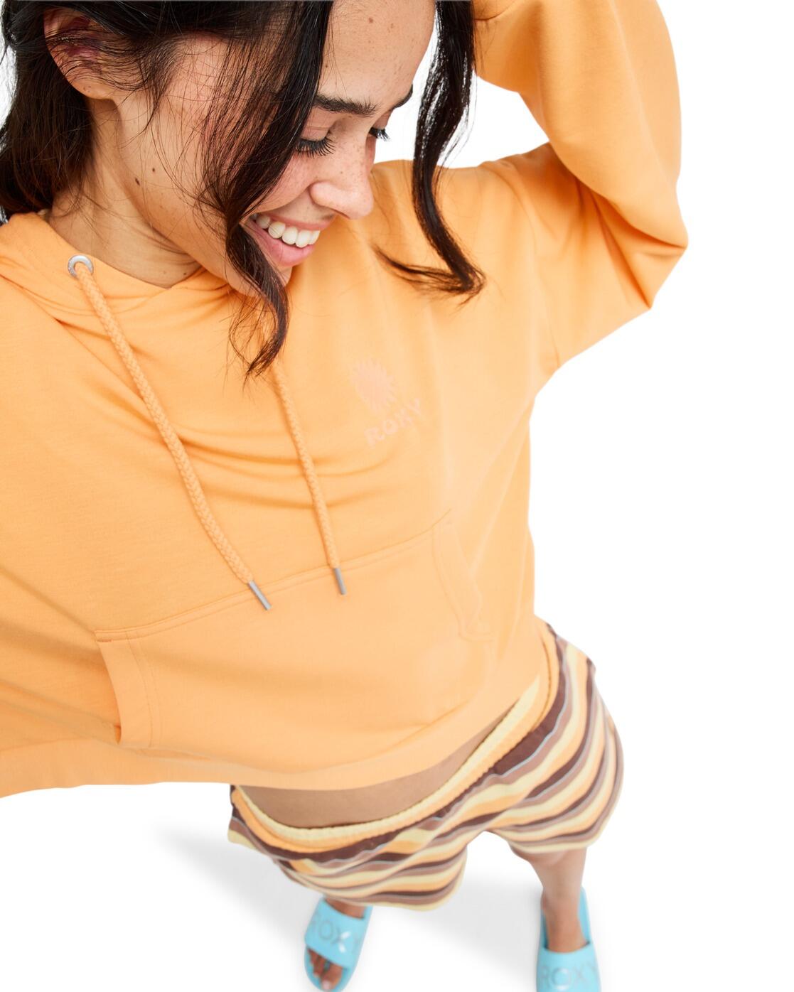 Sweat à capuche SURFING BY DAYLIGHT Orange Femme 4/4