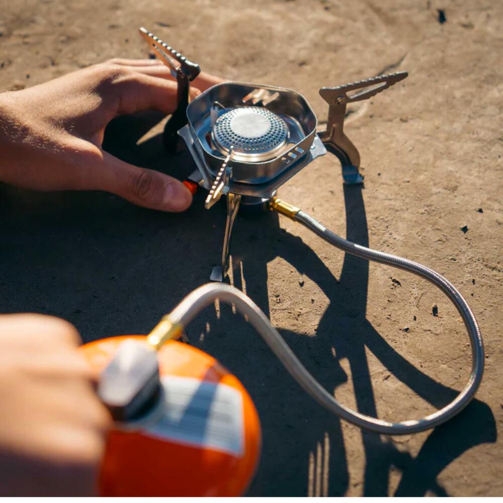 GSI Glacier Remote Stove Gasbrander met Slang - RVS 3/4