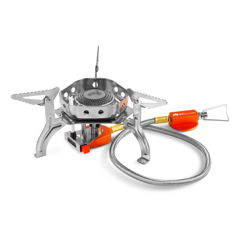 GSI Glacier Remote Stove Gasbrander met Slang - RVS