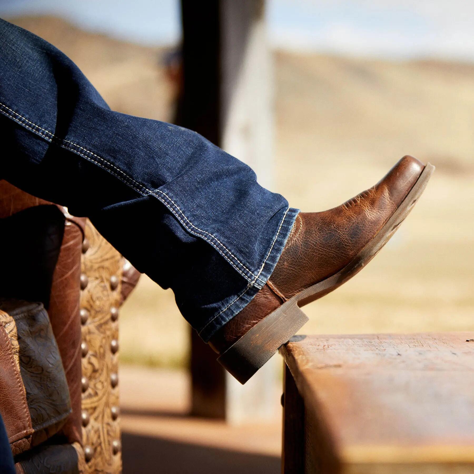 Bottes western en cuir Ariat Rambler Wicker ARIAT