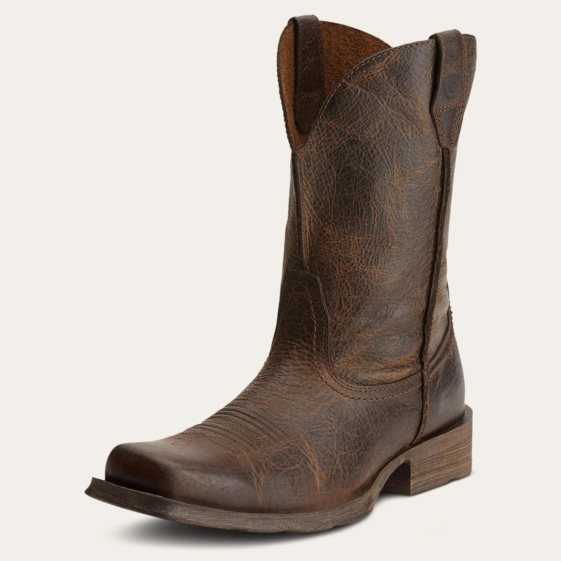 Bottes western en cuir Ariat Rambler Wicker 2/6