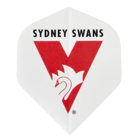 AFL Replacement Dart Flights Set Of 3 - Sydney Swans - Darts