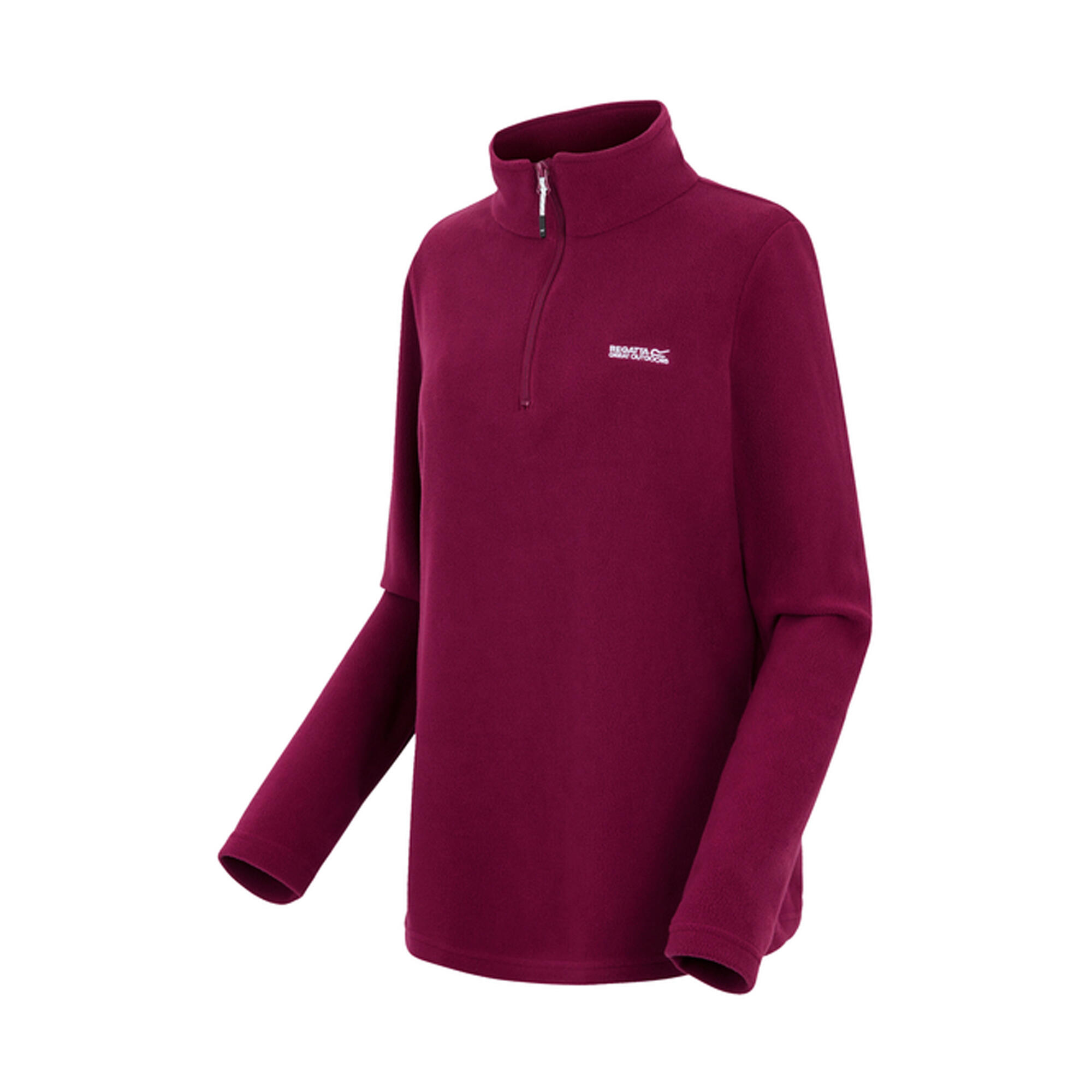 Great Outdoors FleecePullover Sweetheart Damen Dunkel-Orange 3/4