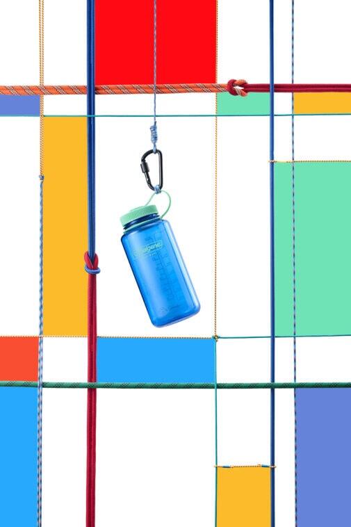 Gourde Nalgene Wide Mouth Sustain - 1L - Cornflower Blue 4/4