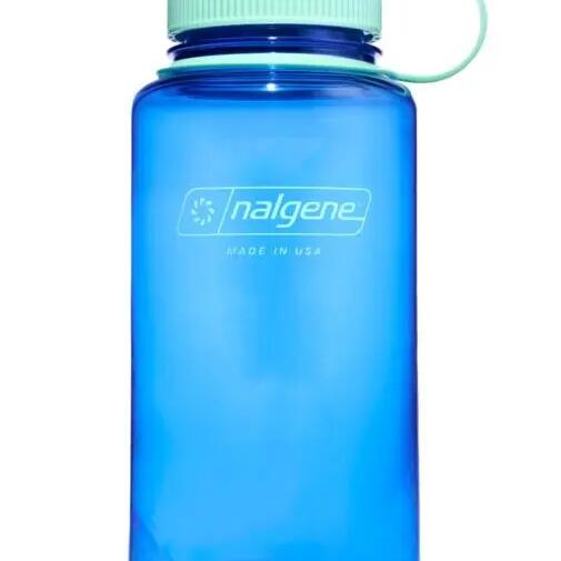 Nalgene Wide Mouth Sustain Water Bottle - 1L - Cornflower Blue