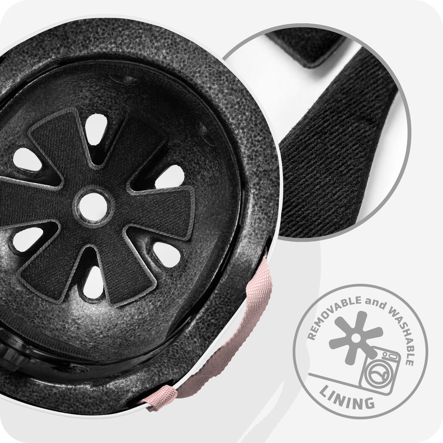 Casco de bicicleta Movino para niños y niñas 6/7