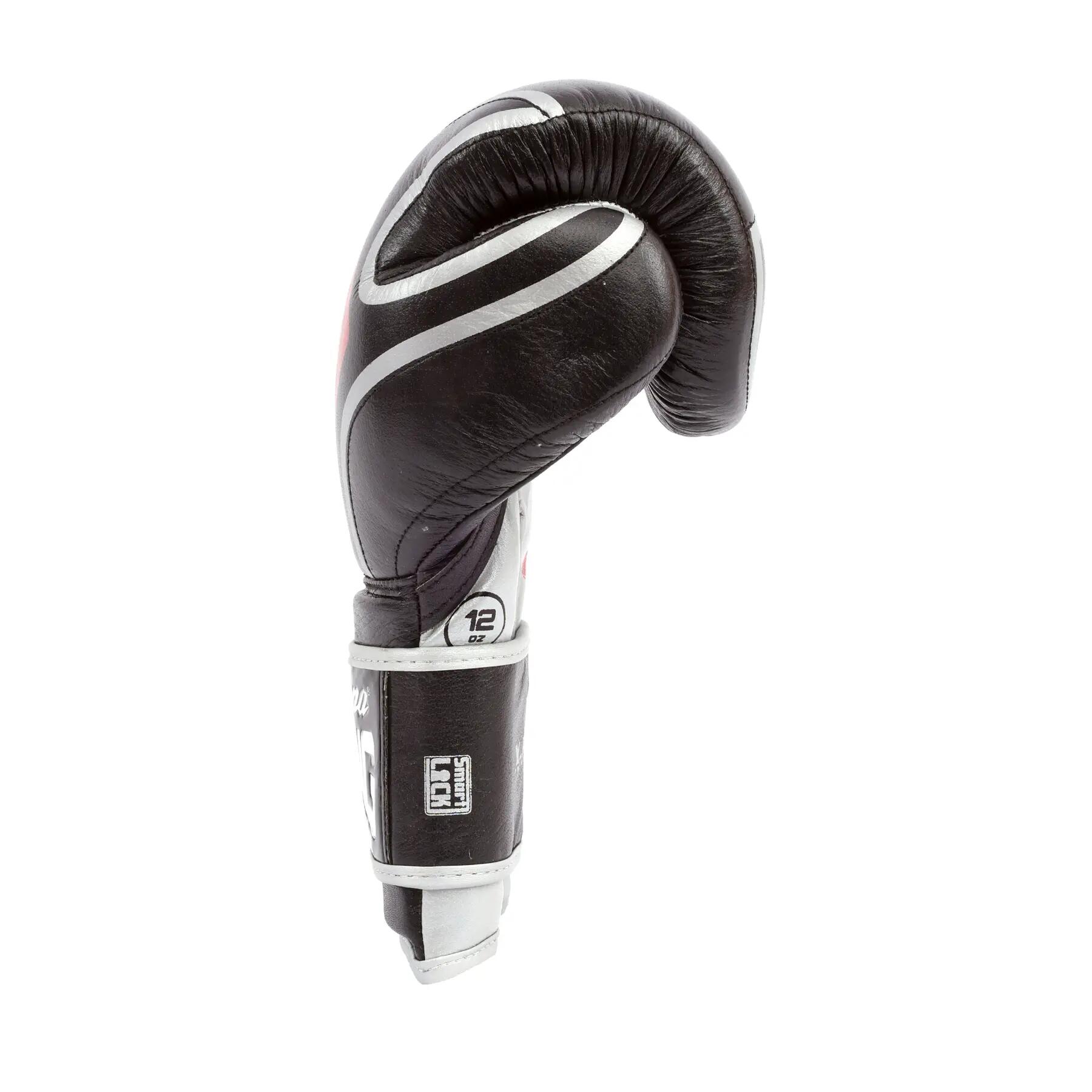 Luvas de boxe couro Montana X FIGHT evo blackforce 3/5
