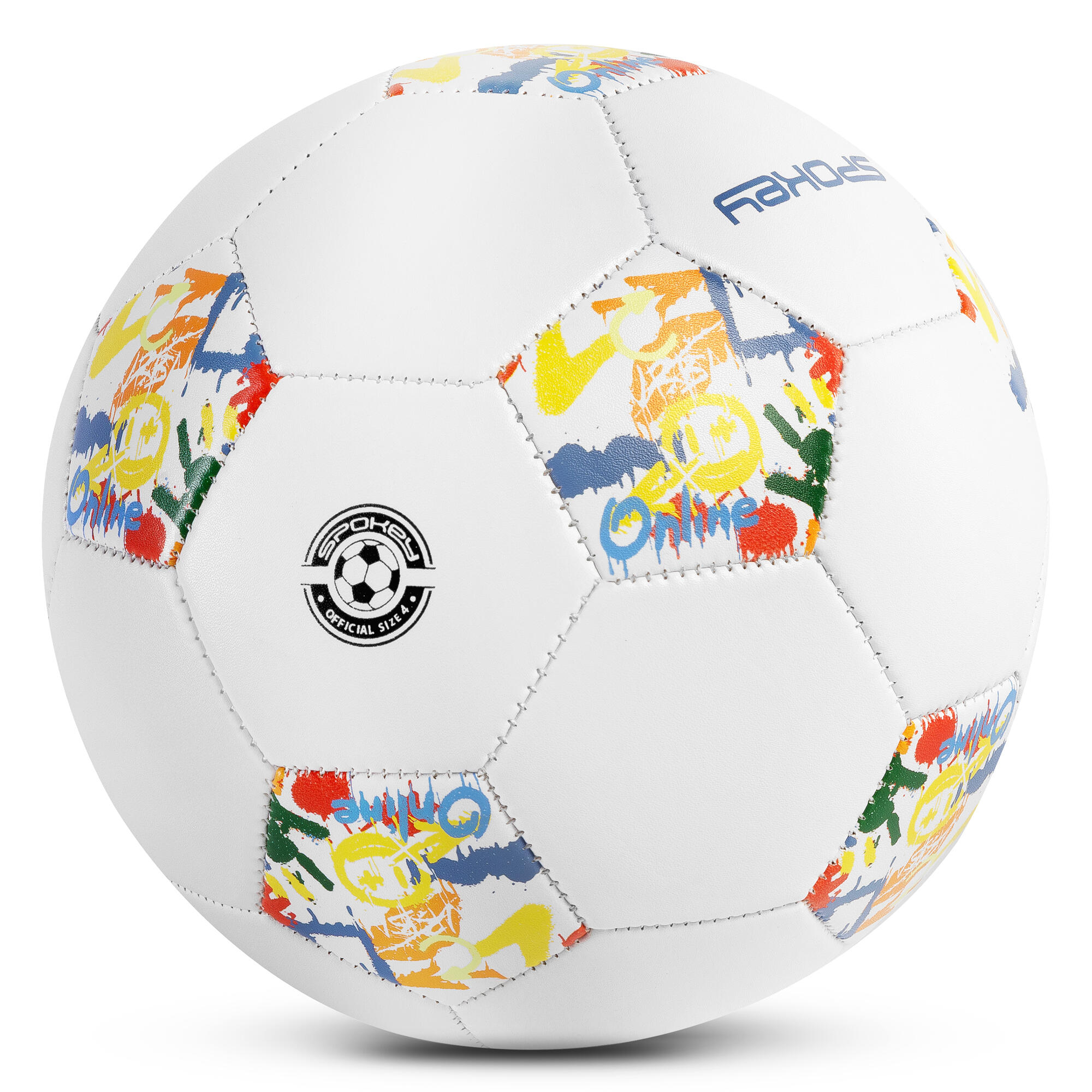 Piłka do piłki nożnej dla dziecka Spokey Goal Kids r. 4 2/3