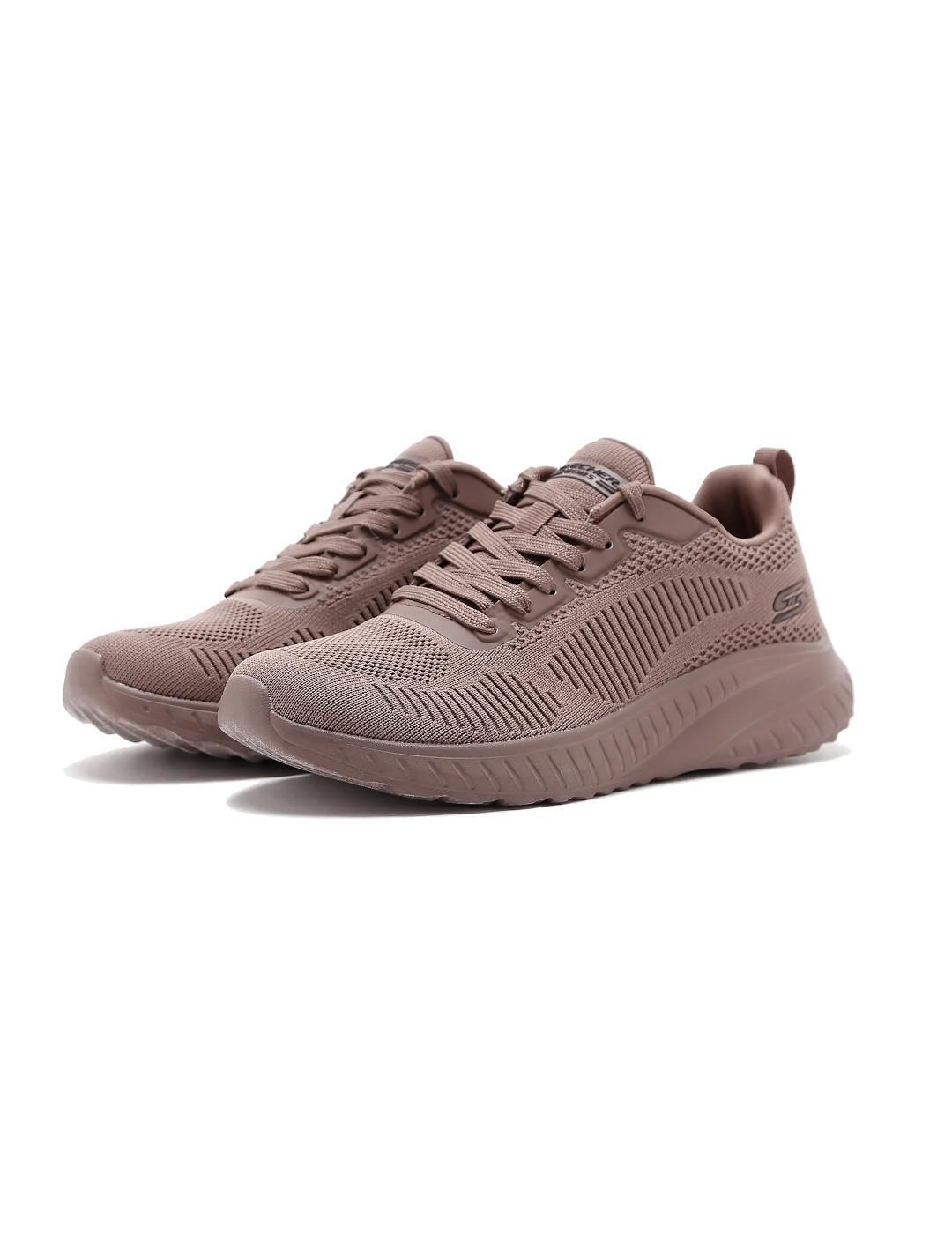 Turnschuhe für Damen Skechers Bobs Squad Braun 4/4