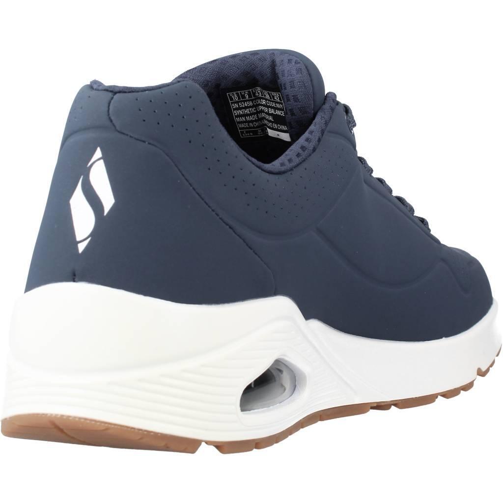 SKECHERS Homme UNO STAND ON AIR Sneakers Bleu marine 3/7