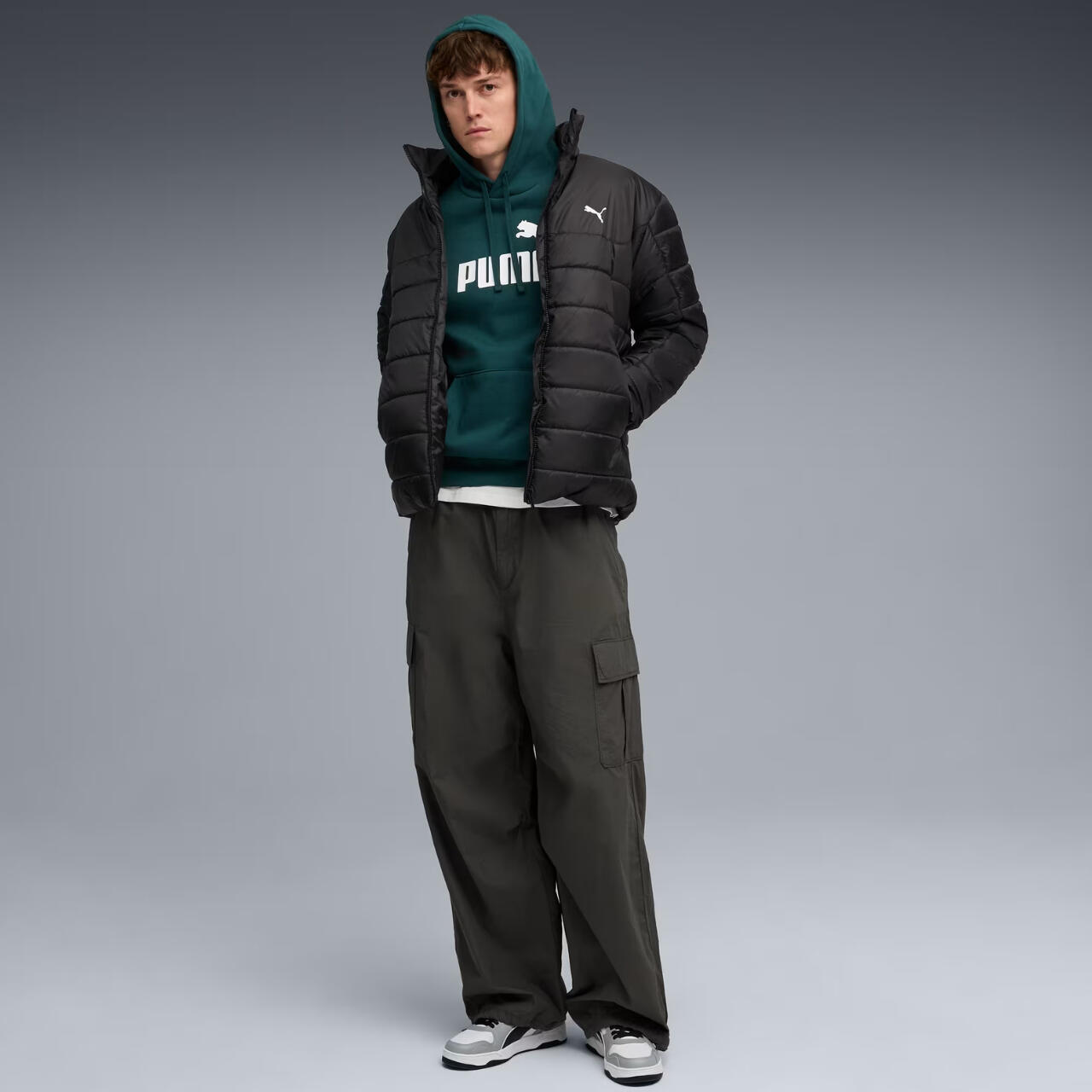 Sweat-shirt pour homme Puma ESS No.1 Logo Hoodie FL 5/6