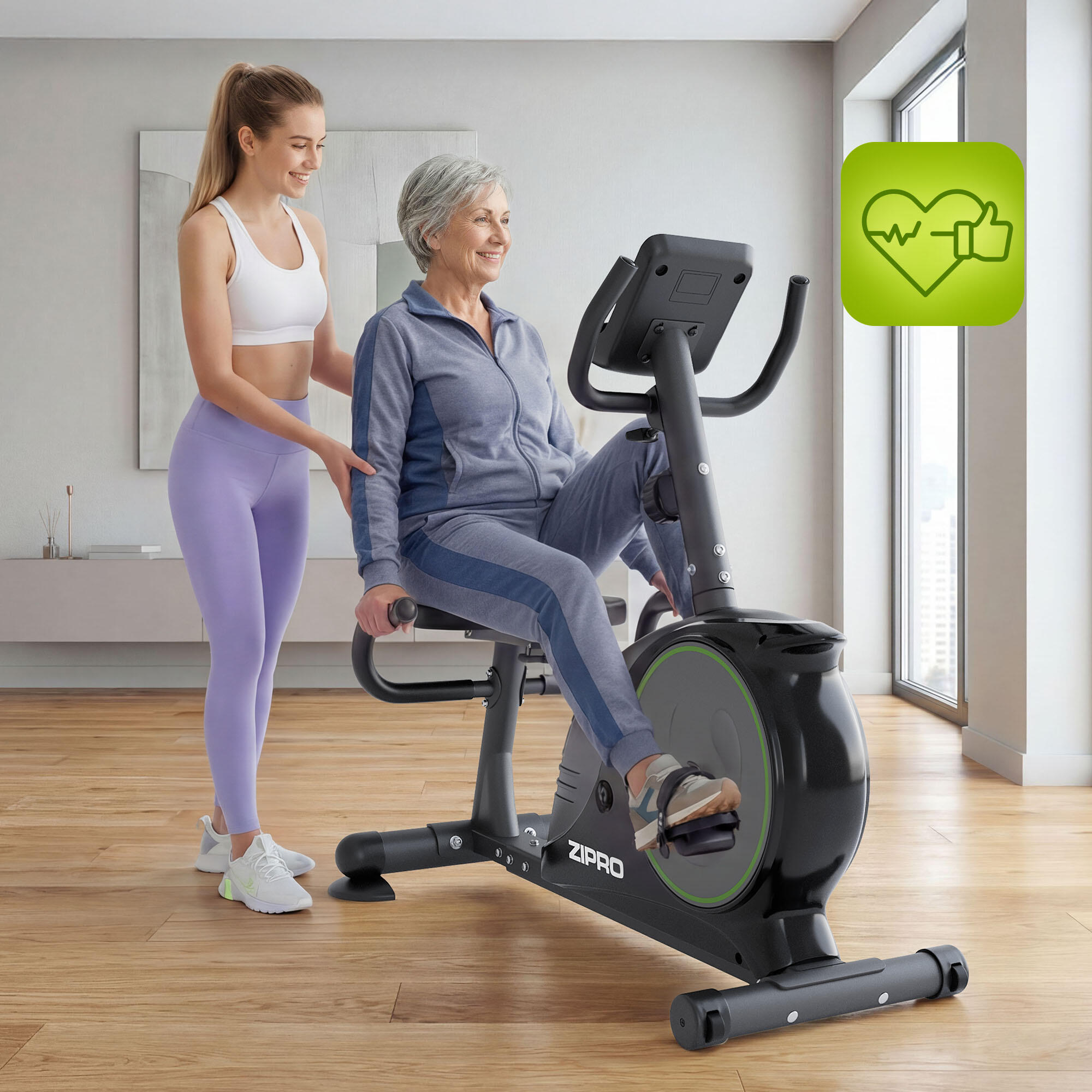 Refurbished -Heimtrainer Easy Ergometer 6kg Schwungmasse - In gutem Zustand 2/8
