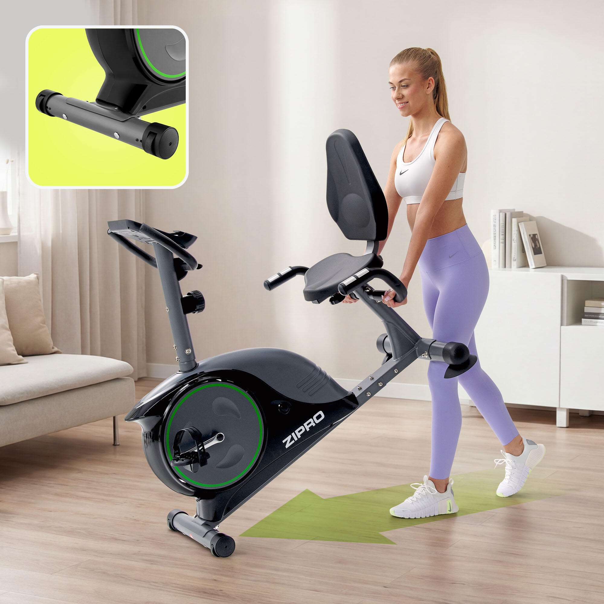 Refurbished -Heimtrainer Easy Ergometer 6kg Schwungmasse - In gutem Zustand 7/8