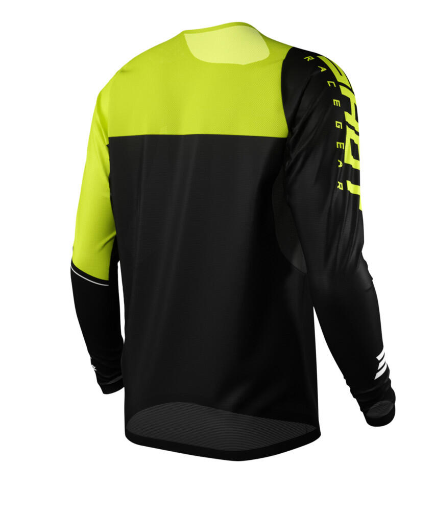 Maillot Manches Longues Shot Revolt Noir/Jaune 2/5
