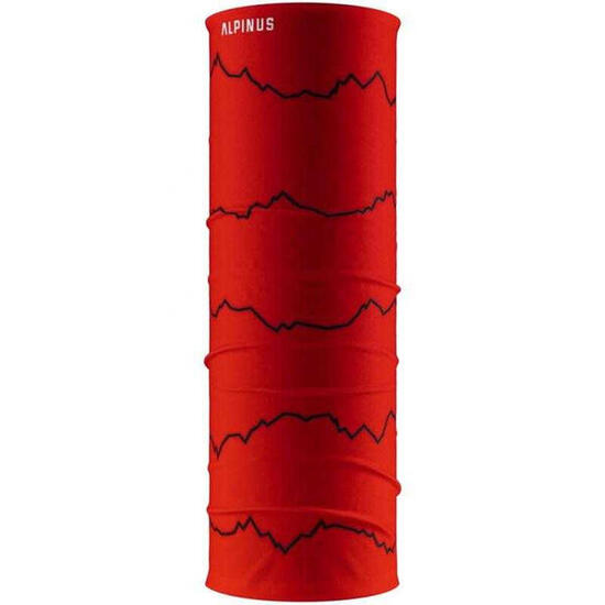 Fascia Tubolare Per Collo Adulto Unisex Alpinus Zuzi Alp Hos 1 Rosso