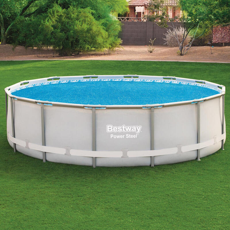 Bâche piscine natation - Bestway 427 cm bleu