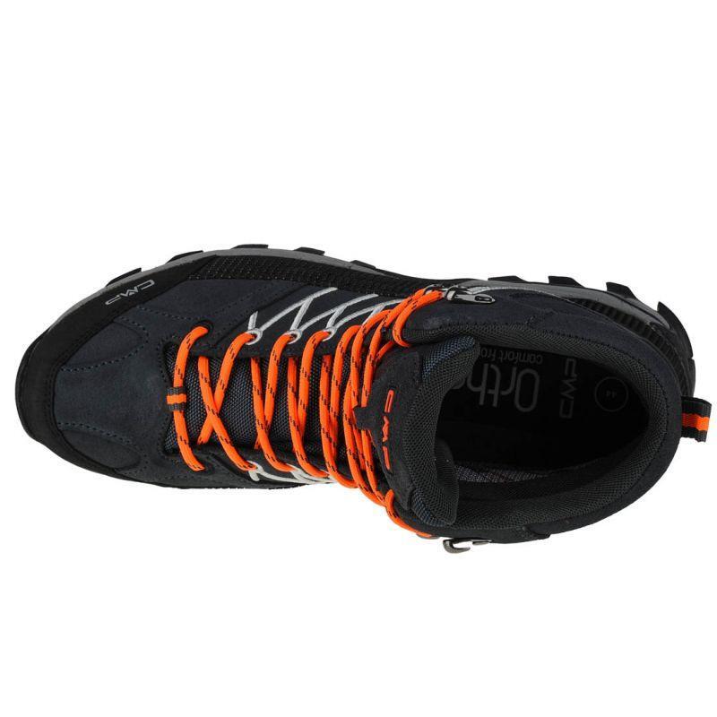 Botas a los Tobillos de Cueros Rigel para Hombre Negro, Naranja 3/6