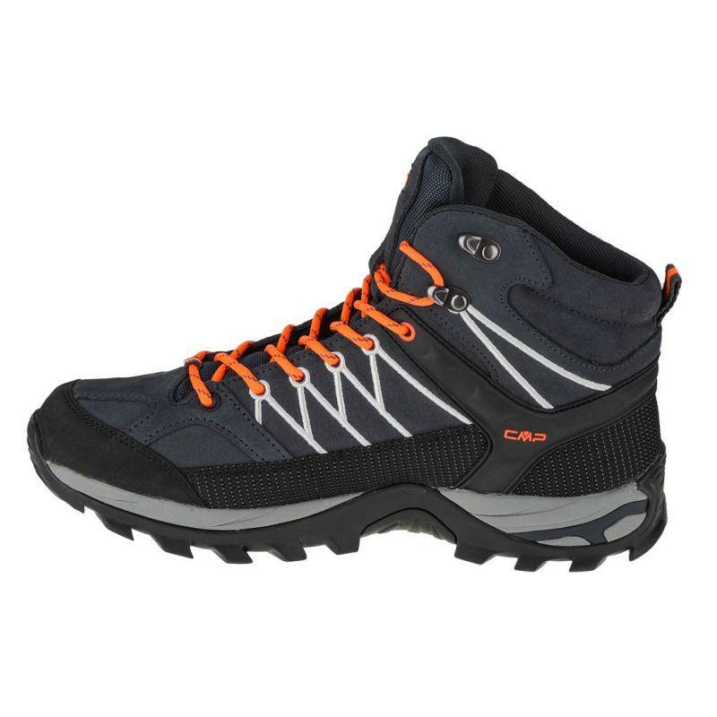 Botas a los Tobillos de Cueros Rigel para Hombre Negro, Naranja 2/6