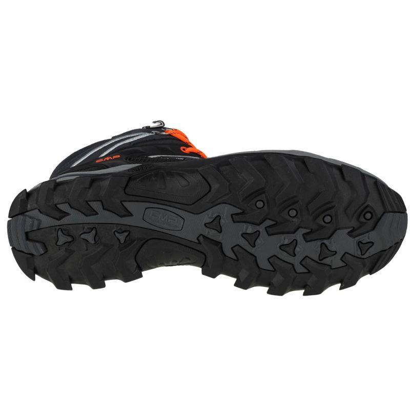 Botas a los Tobillos de Cueros Rigel para Hombre Negro, Naranja 4/6