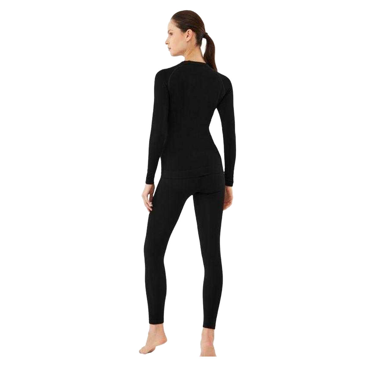 Dames Ritra Bamboe Thermoactieve Basislagen Set (Zwart) 3/5
