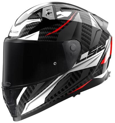 LS2 FF811 Vector II Carbon Savage Integralhelm 6K Carbon Pinlock 120