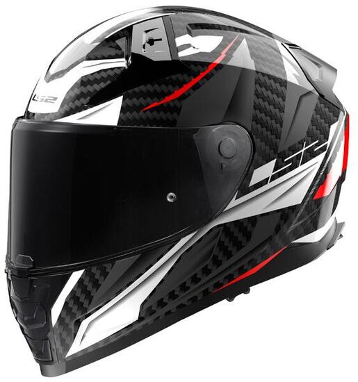 LS2 FF811 Vector II Carbon Savage Integralhelm 6K Carbon Pinlock 120