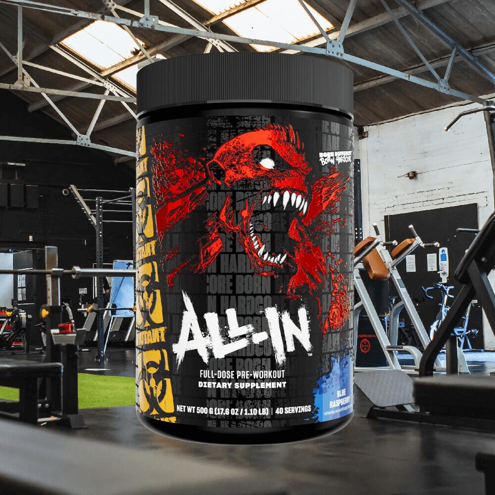 Mutant Mutant All-In (40 serv) Blue Raspberry - Pré-entraînement 2/3