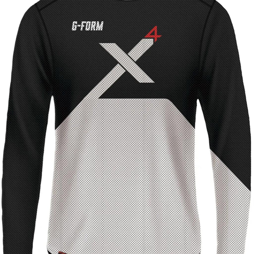 G-FORM Pro-X4 long-sleeve cycling shirt L black/white