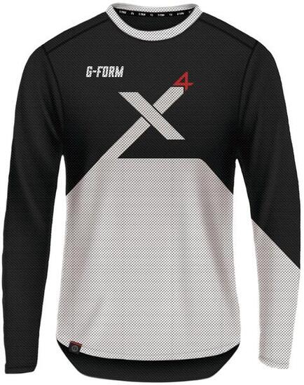 G-FORM Pro‑X4 T-shirt manches longues S noir/blanc