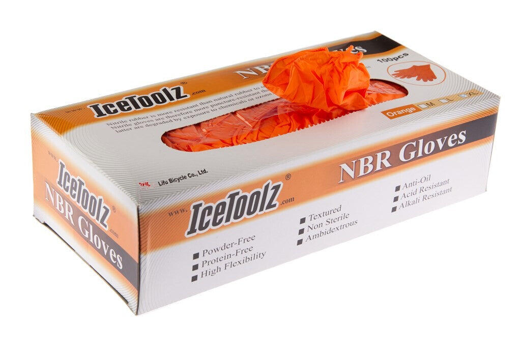 Gants en nitrile IceToolz NBR XL 100 pièces 2/2