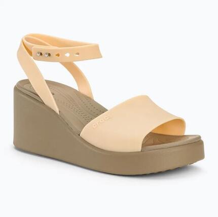Sandały damskie Crocs Brooklyn Ankle Strap Wedge