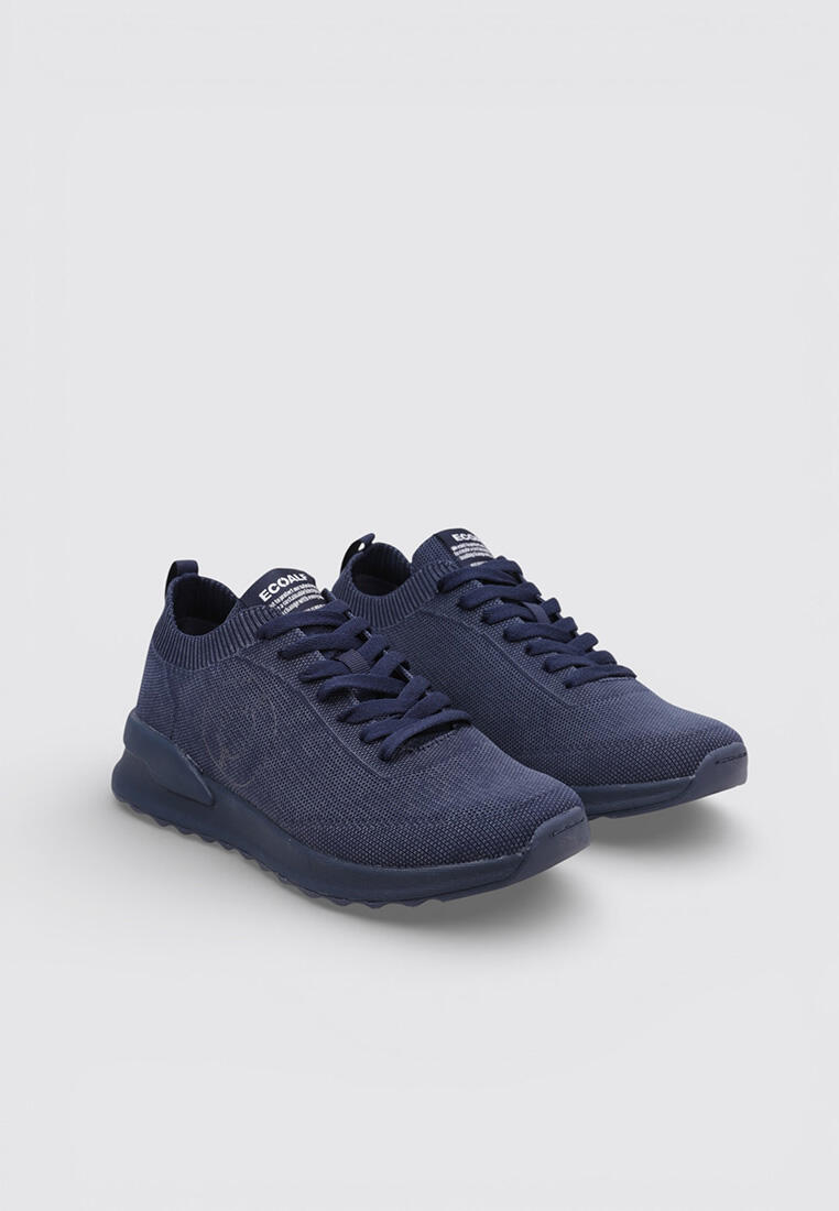 Chaussure de randonnée Baskets Homme Ecoalf CONDE KNIT PIGMENT DYE Marin 2/5