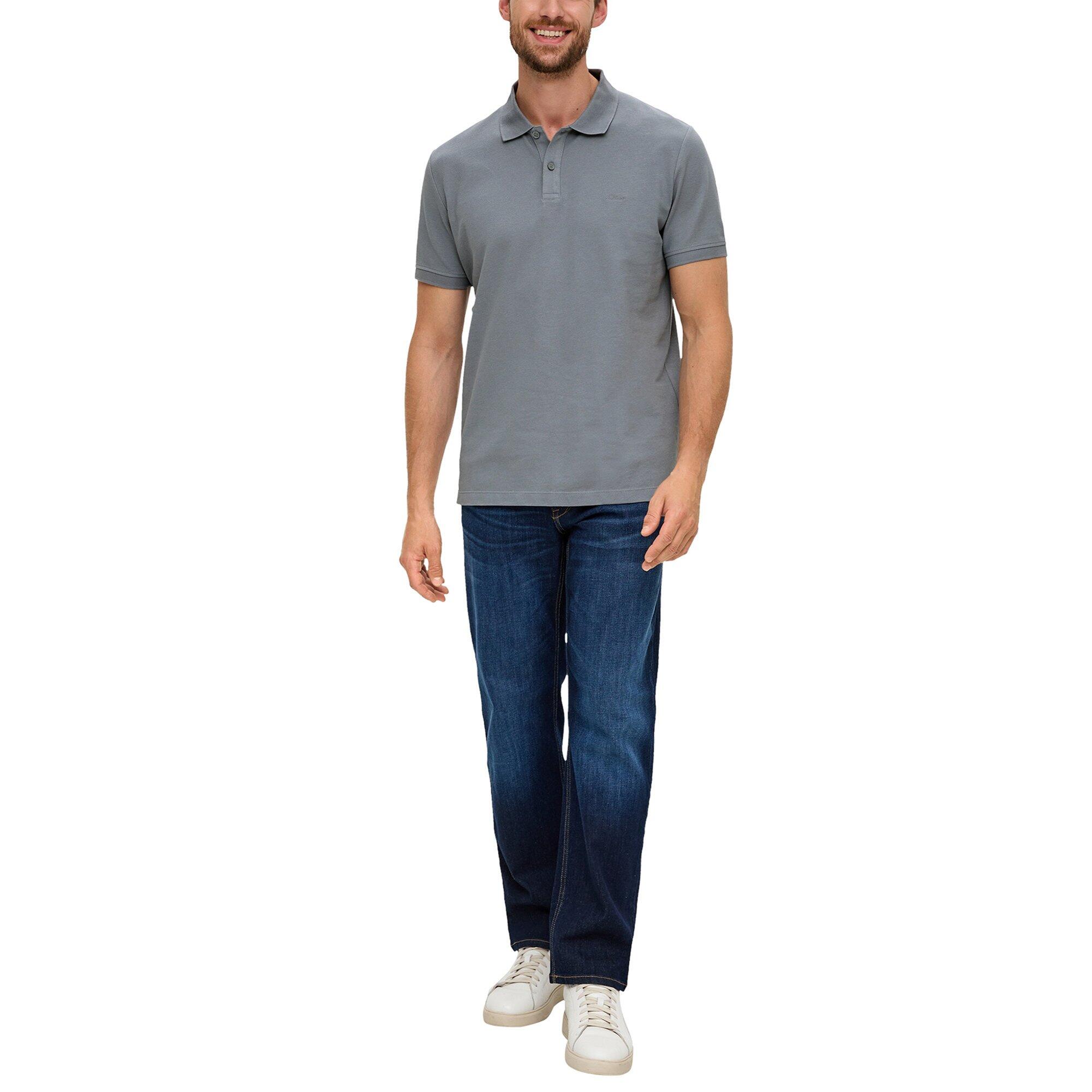 Poloshirt Herren 1er Pack Bequem sitzend-Basic Poloshirt 4/4