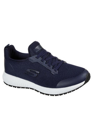 Zapatillas Mujer Skechers Work Squad Sr Azul