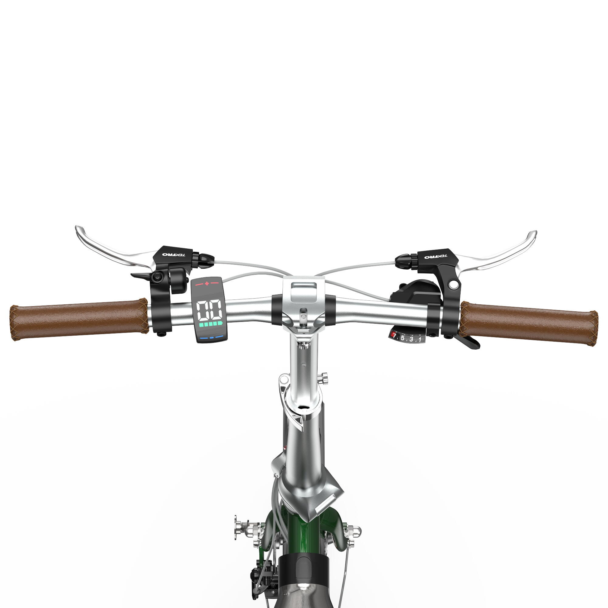Bicicleta Elétrica Dobrável Onesport OT02 PRO, 250W, Shimano de 7 Velocidades 3/7