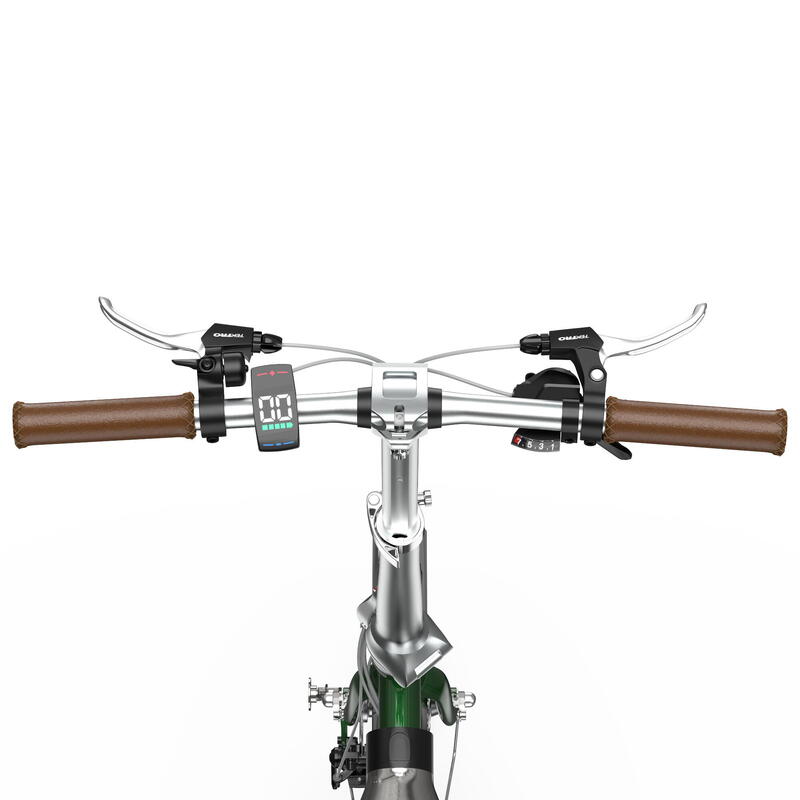 Bicicletă electrică pliabilă Onesport OT02 PRO, motor 250W, Shimano 7 viteze