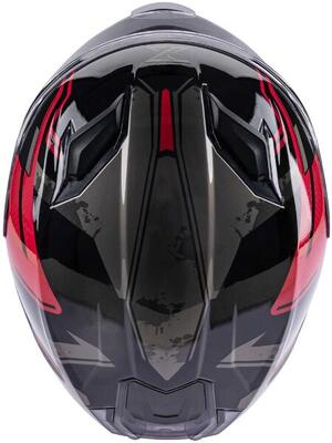 SPEC-X SX-82.03/R1 casco integrale rosso/nero/grigio taglia M.