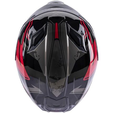 Kask integralny SPEC-X SX-82.03/R1 XL czerwony/czarny/szary z Pinlock 70