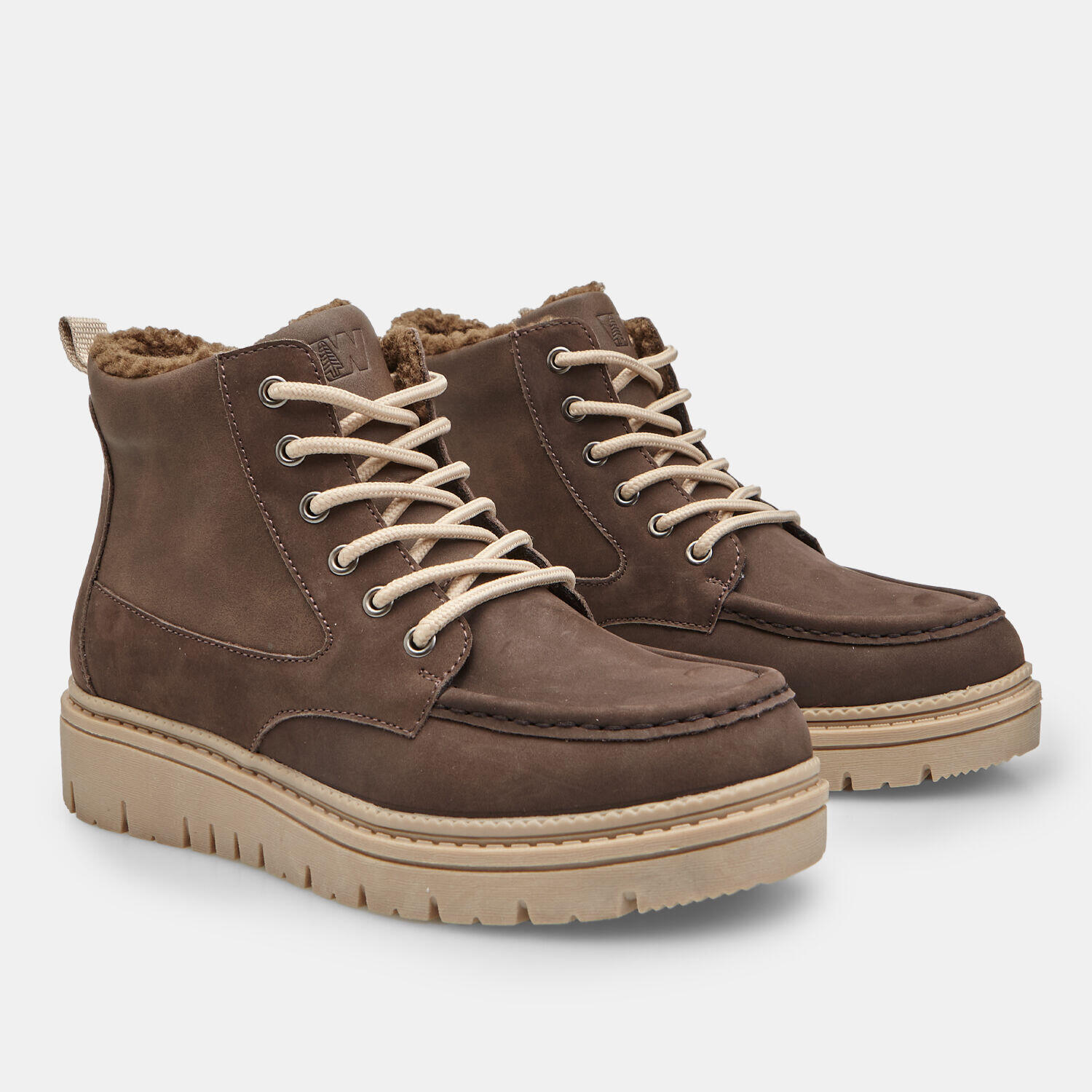 Bottine à lacets pour femme en daim Weinbrenner 2/5