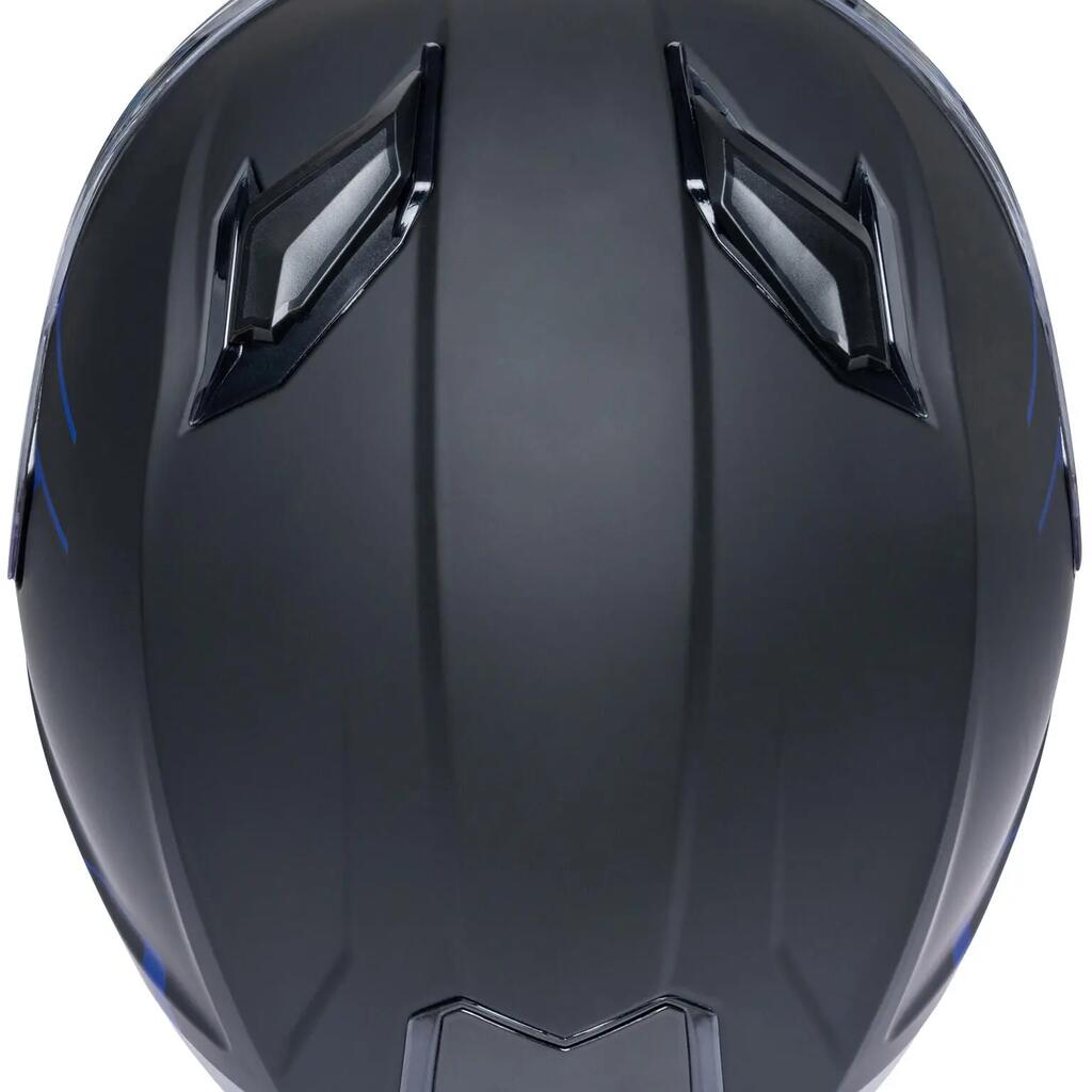 SPEC-X SX-82.03/R2 Stinger full-face helmet black matt/blue L (59-60 cm)
