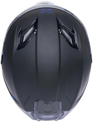 Spec-x sx-82.03/r2 integraalhelm zwart mat/blauw, maat s.