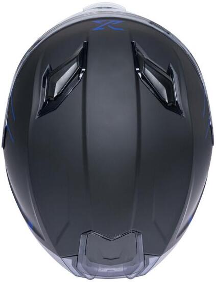 SPEC‑X SX-82.03 R2 casque intégral noir mat/bleu S