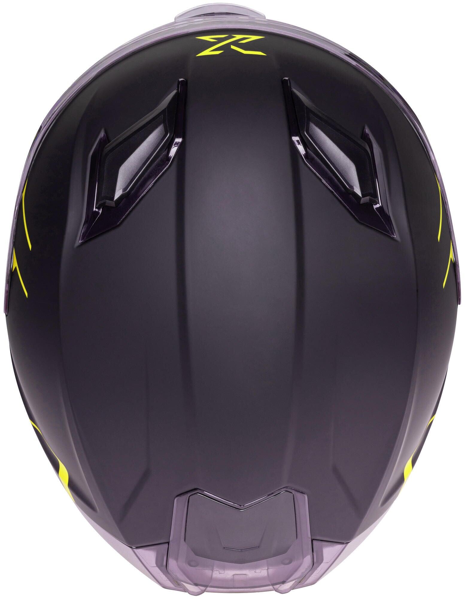 Kask integralny SPEC-X SX-82.03 R2 M czarny mat/neonowy żółty