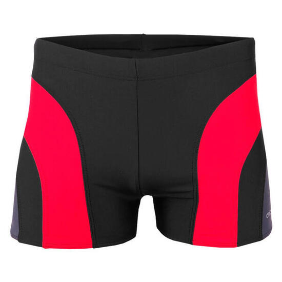 Short De Bain SYKES Homme (Noir / Rouge / Gris)