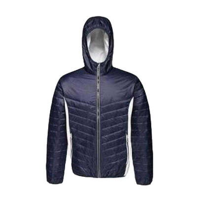 Heren lake placid gewatteerd jack (zwart, rood)